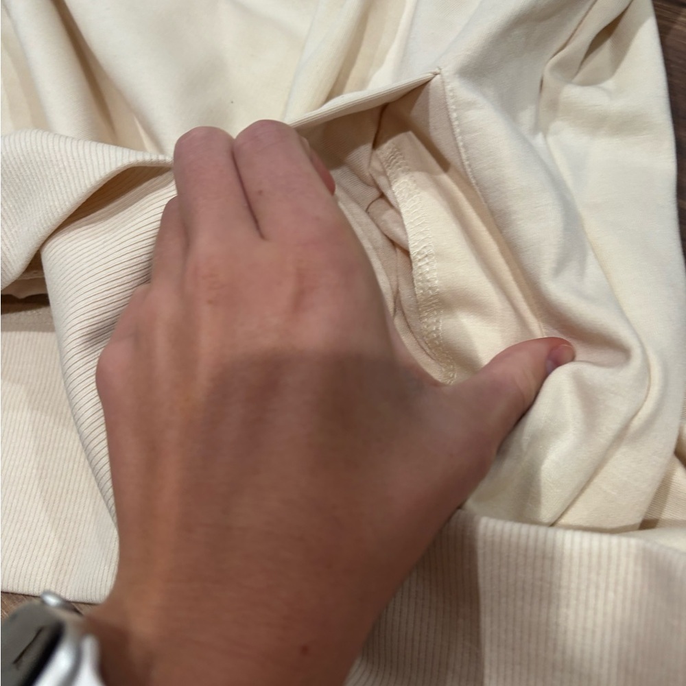 SAGE Collective Cream Quarter Zip Pullover - Picture 5 of 5